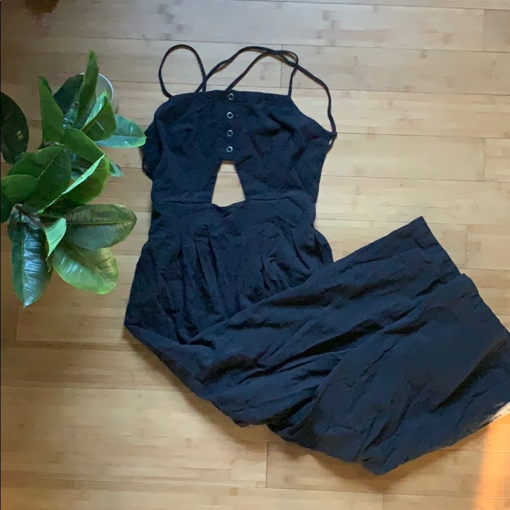 Free People Marbella Cutout Jumpsuit